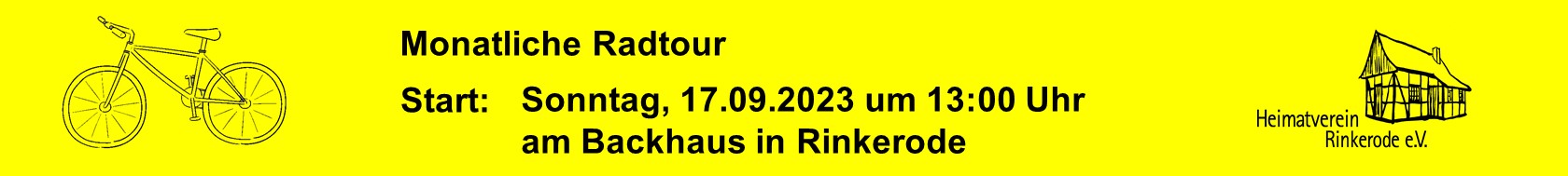 Radtour des Heimatvereins Rinkerode am 17.09.2023